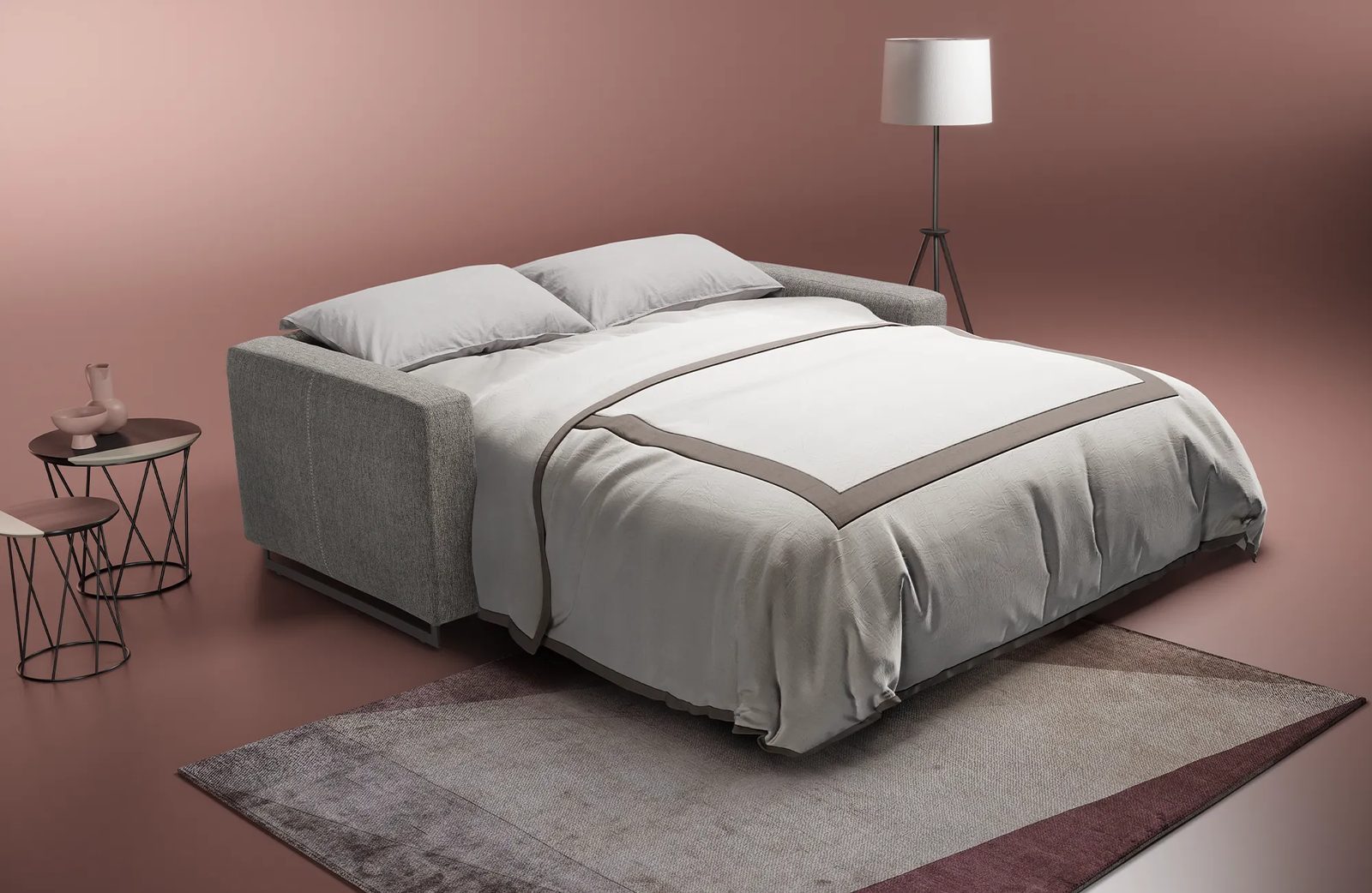 Dienne Modular Pro als Bett ausgezogen